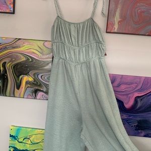 Light teal jumpsuit